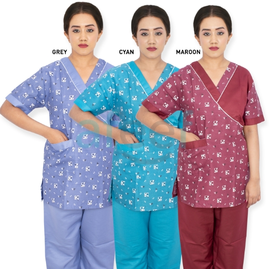 Picture of Domestic Worker Uniform Gabarden (S-V-HS-166G) 