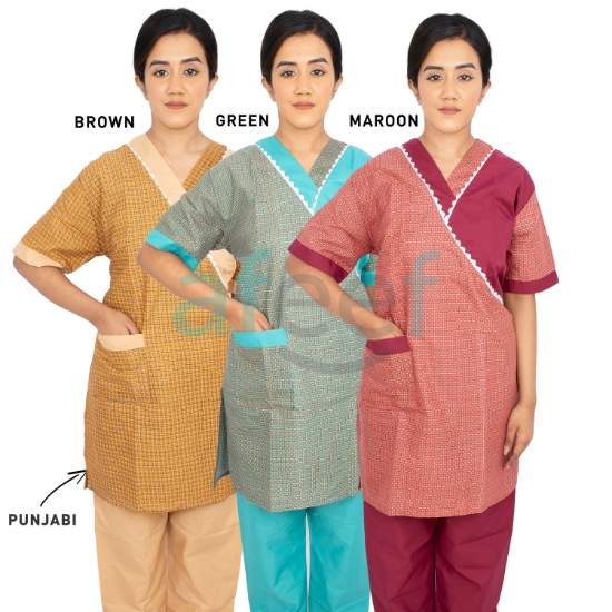 Picture of Domestic Worker Uniform TETRON PUNJABI (S-V-HL-212T) 