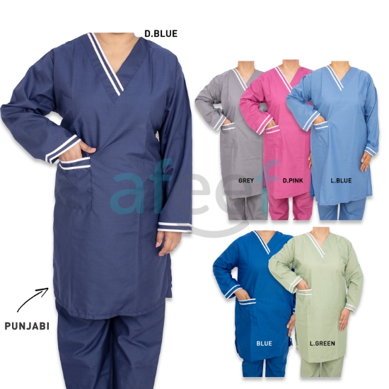 Picture of Domestic Worker Uniform Tetron Punjabi Jumbo (L-V-HL-81TJ) 