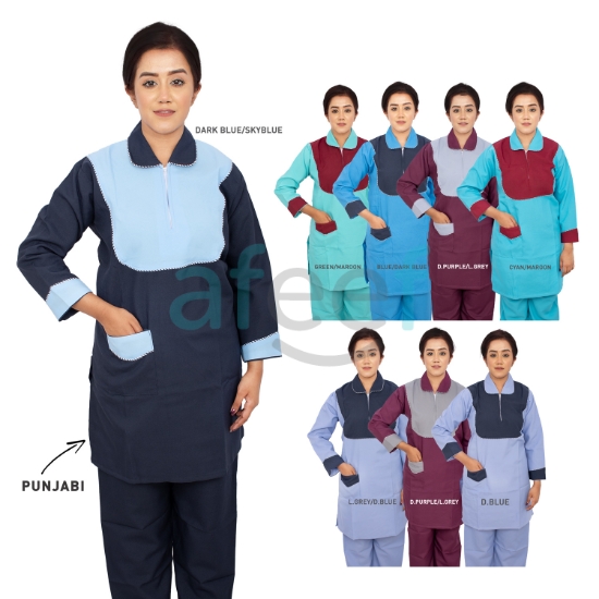 Picture of Domestic Worker Uniform Punjabi Krab (L-C-HL- 222K) 