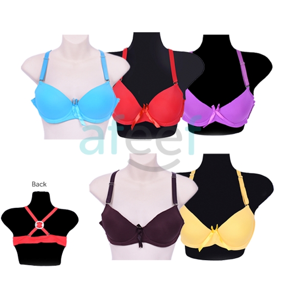 Picture of Bra Regular Soft Padded Under-Wired Assorted Colors (668)